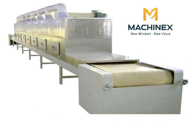 máy sấy vi sóng băng tải công nghiệp
