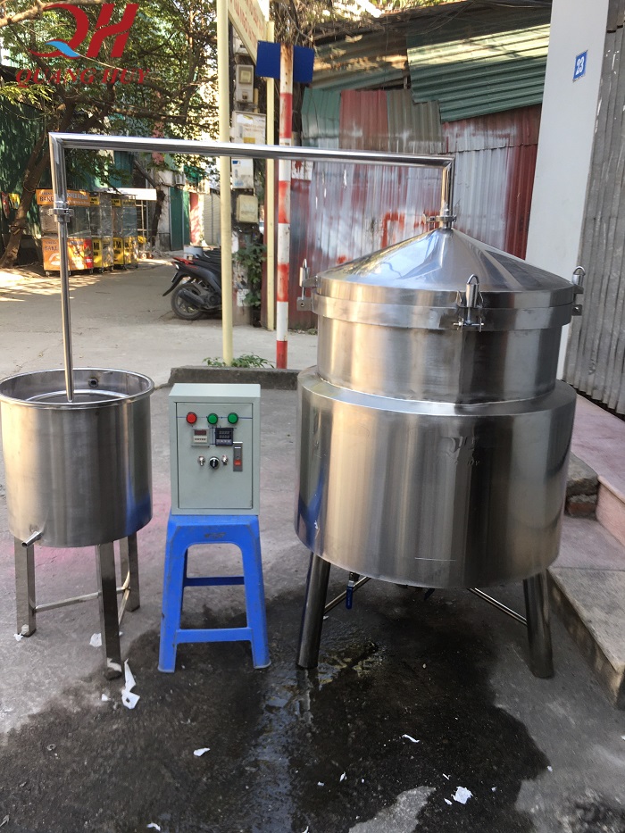 Nồi nấu rượu bằng điện hiện đại hơn nồi nấu rượu truyền thống