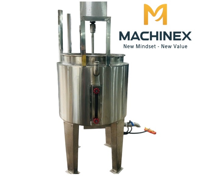 Nồi nấu gia nhiệt có cánh khuấy