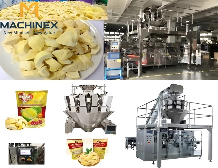 Sầu riêng sấy đóng gói