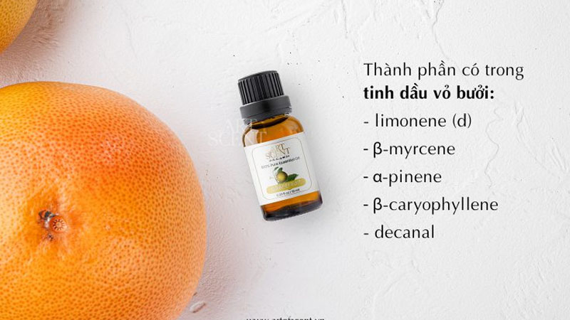 Thành phần tinh dầu bưởi