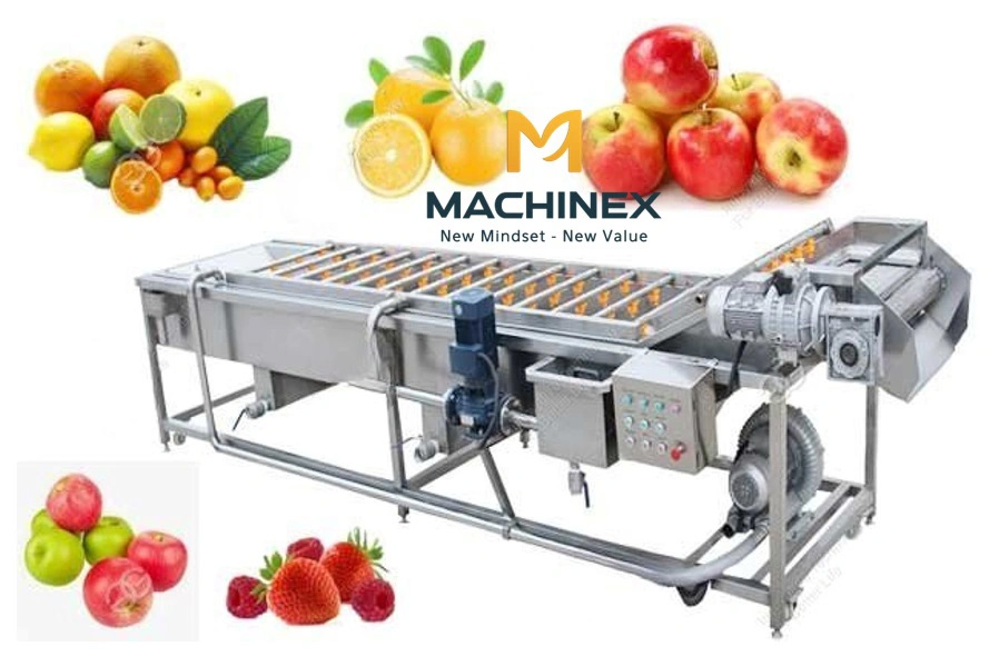 Máy rửa rau củ quả tự động