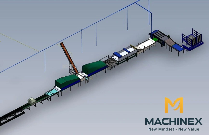 thiết bị rửa trái cây machinex