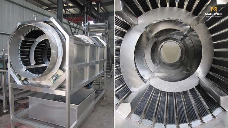 Thông số máy rửa nông sản