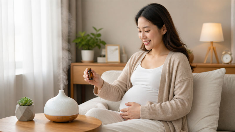 Tinh dầu cho bà bầu sử dụng