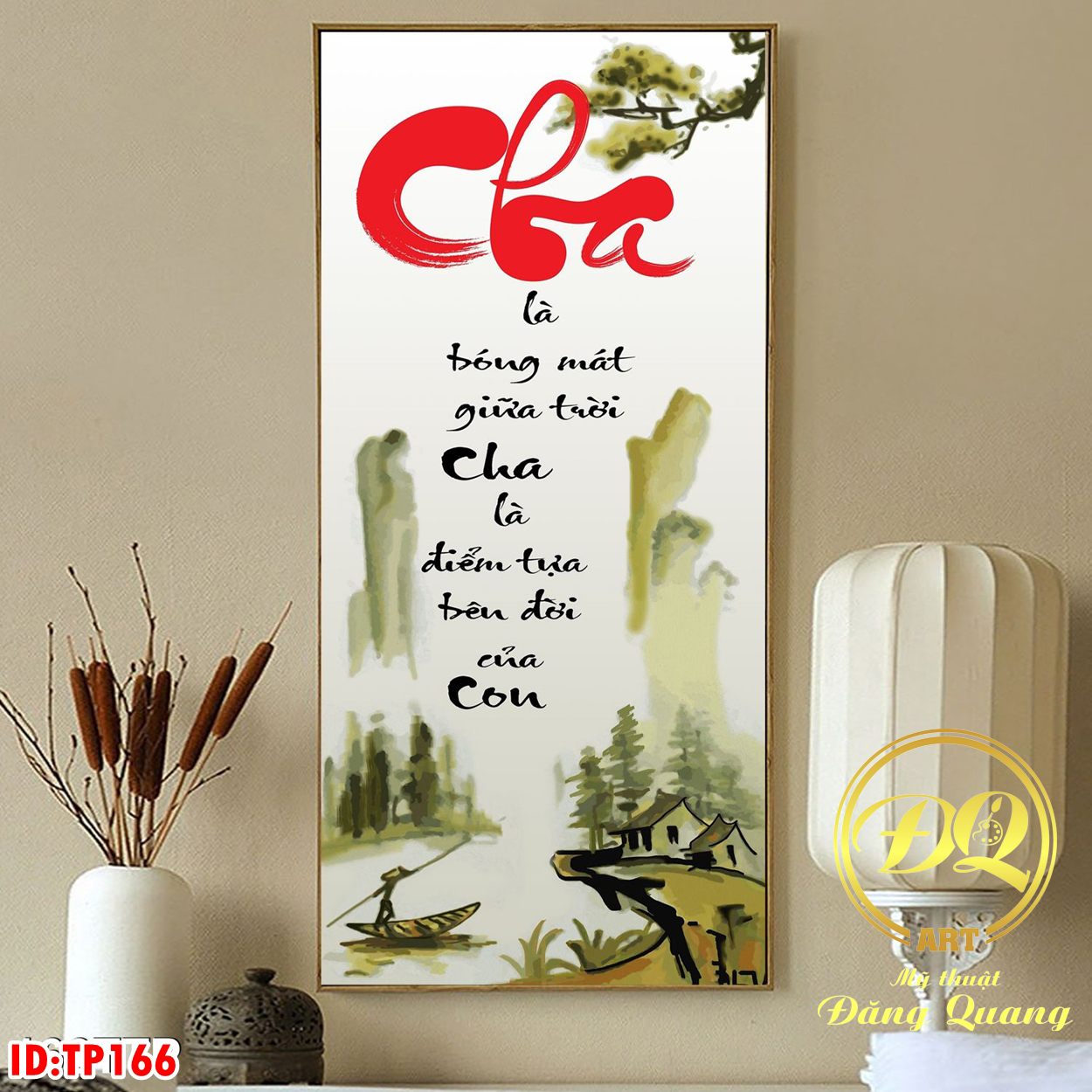 Tranh Thư Pháp 166 | Tranh Đăng Quang Tranh Thư Pháp 166 | Tranh Đăng Quang