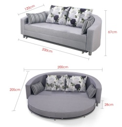 Sofa giường tròn - SG01