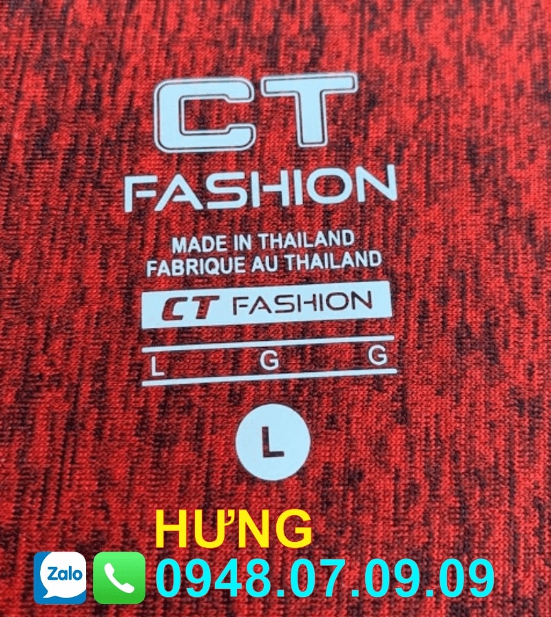 Tem nhãn ép nhiệt quần áo