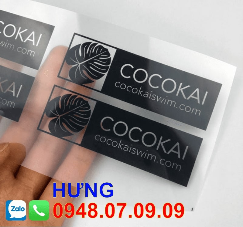 Nhãn ép nhiệt may mặc