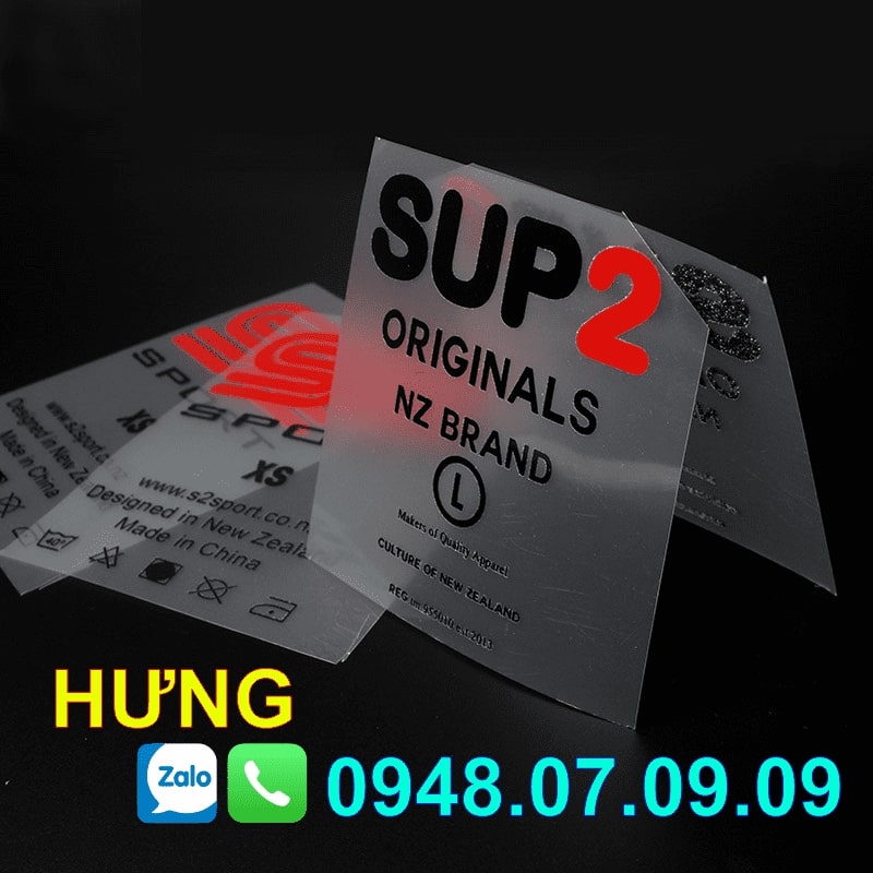 Nhãn ép nhiệt giá tốt