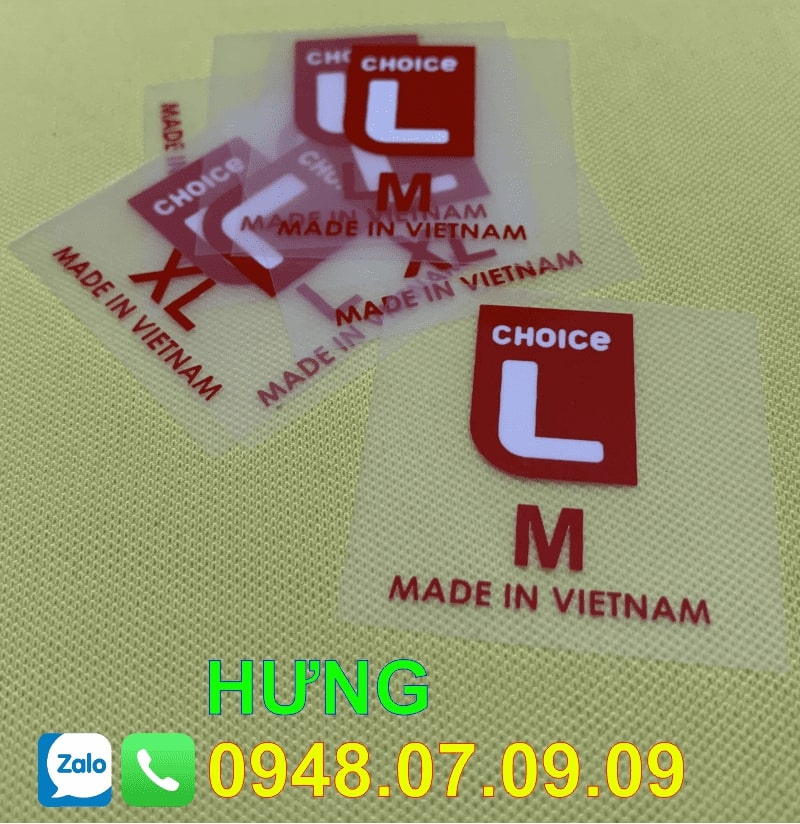 nhãn ép nhiệt chất lượng