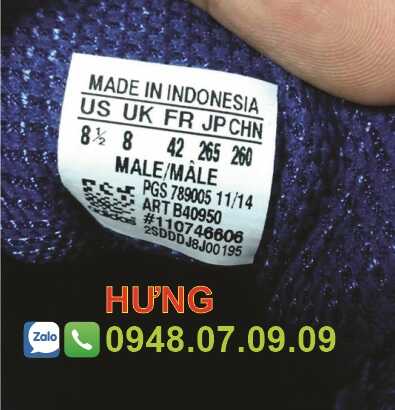 Nhãn ép nhiệt trên giày
