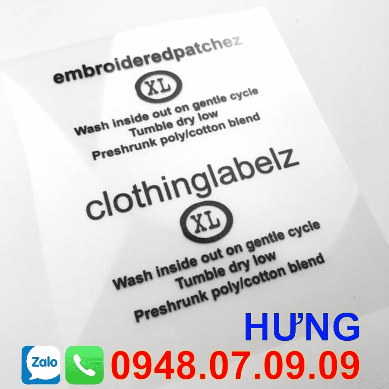 Mác áo ép nhiệt