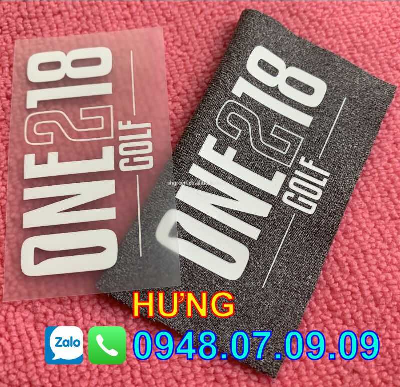 Nhãn ép chuyển nhiệt quần áo