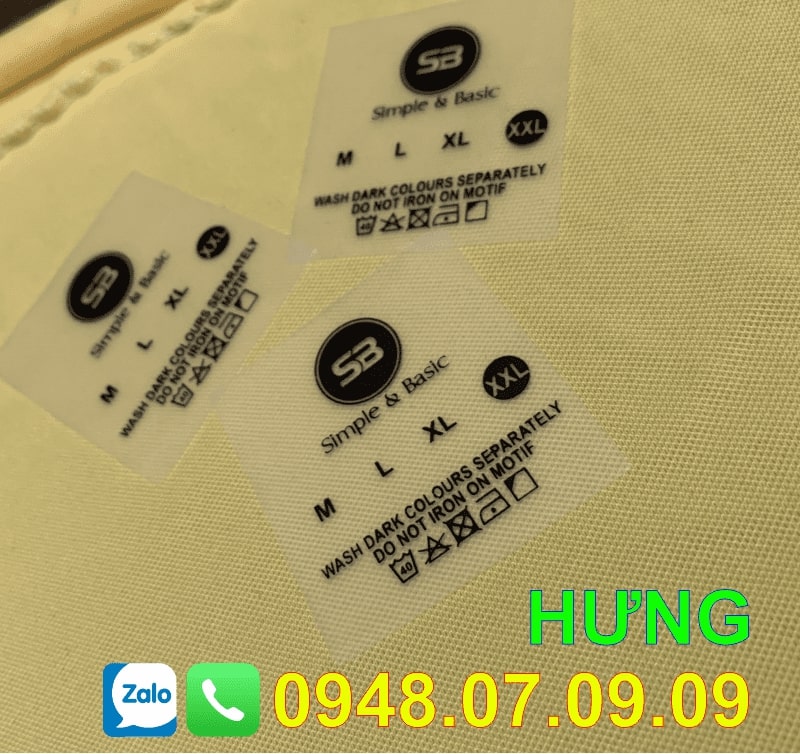 nhãn ép nhiệt chất lượng