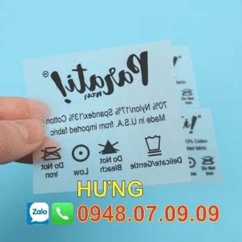 mác nhiệt, mác nhiệt quần áo
