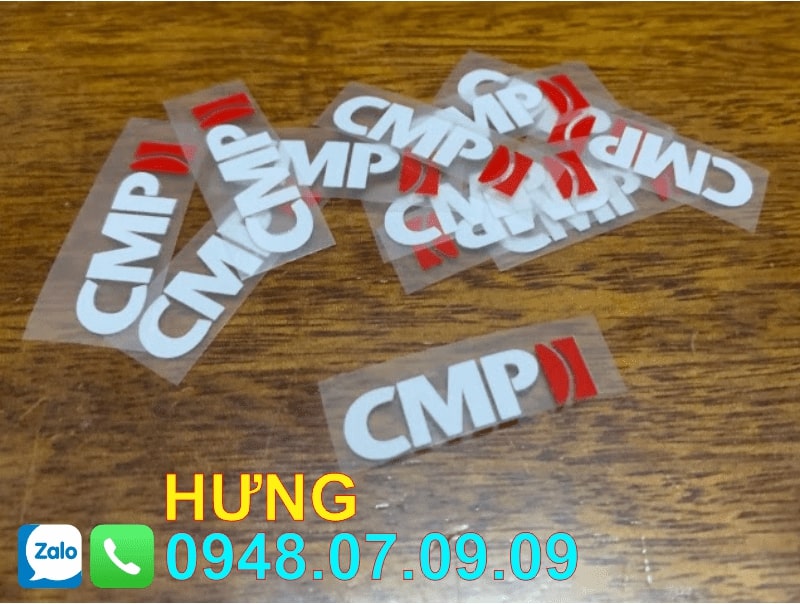 Tem nhãn ép nhiệt quần áo