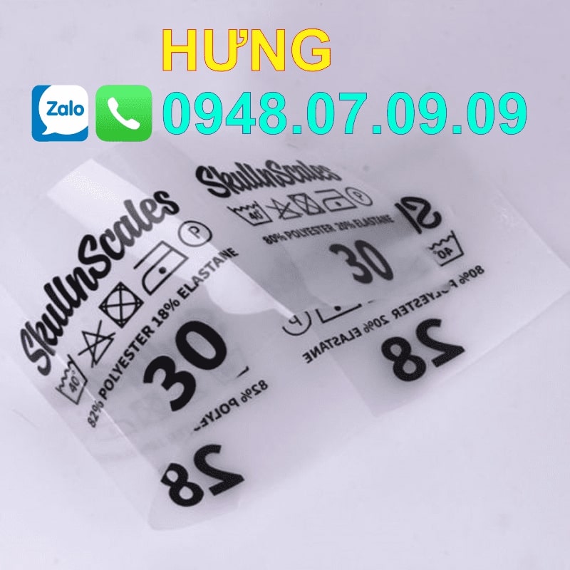 Mác áo ép nhiệt