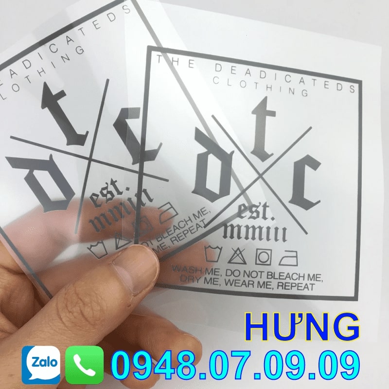 Tem áo ép nhiệt