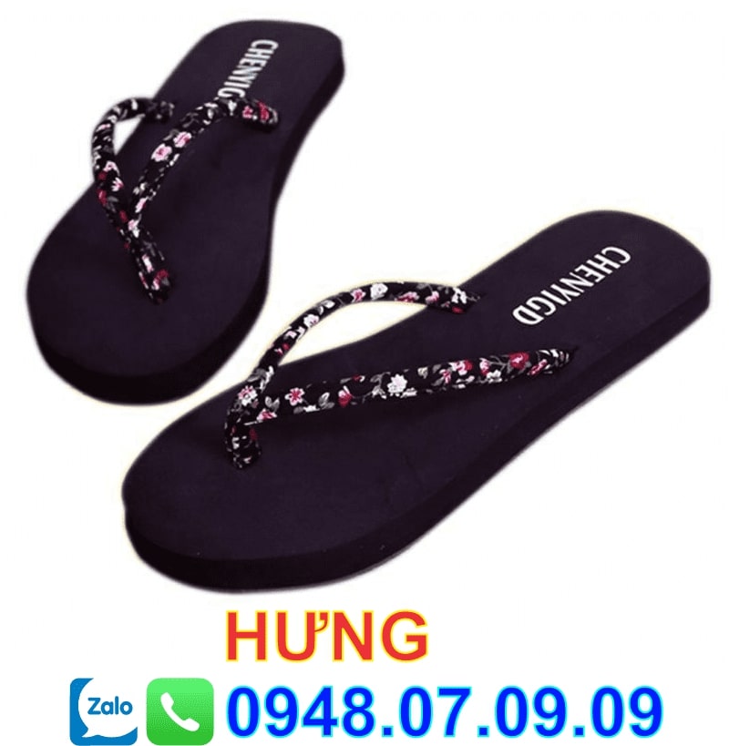 Mác ép nhiệt trên dép