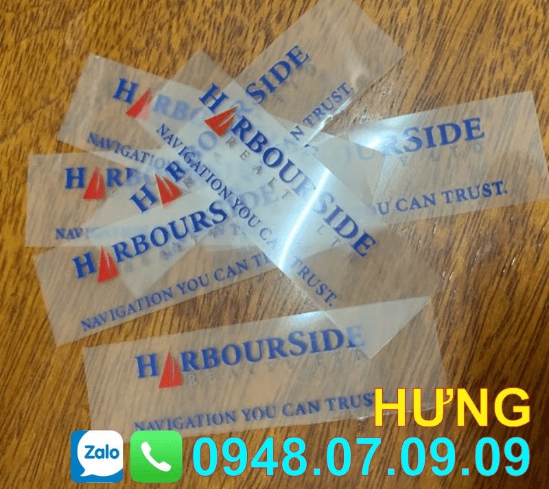 Tem mác ép nhiệt quần áo