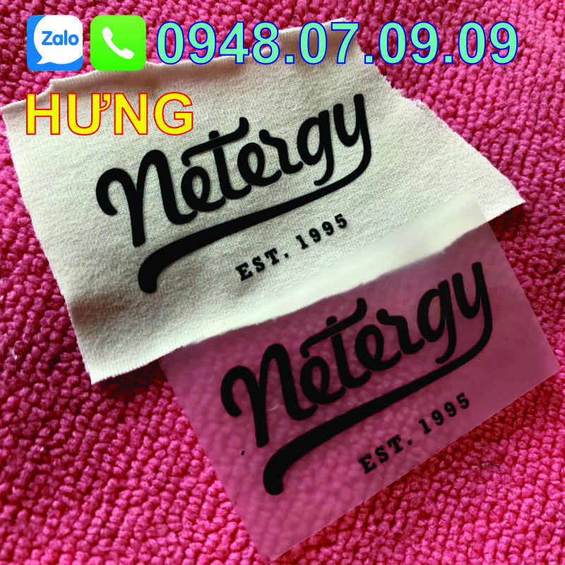 Logo ép nhiệt quần áo