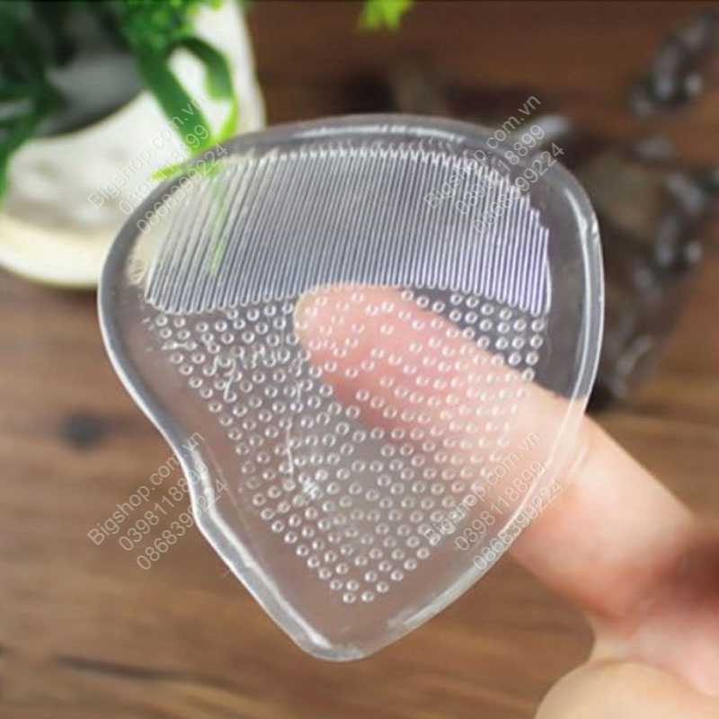 Bộ 2 đôi (4 miếng) lót giày kê chân giúp đi giày êm chân, bằng silicon
