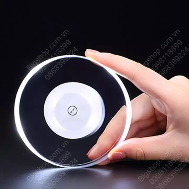 Đế lót cốc ly có đèn led, nhiều chế độ sáng rất đẹp