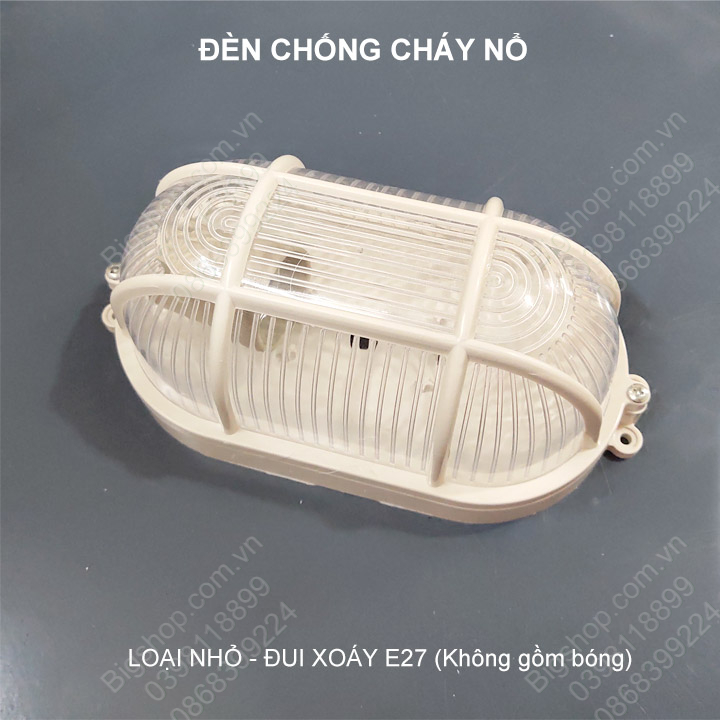 Đèn chống ẩm phòng chống nổ, có loại đèn led hoặc đui xoáy E27 tùy chọn