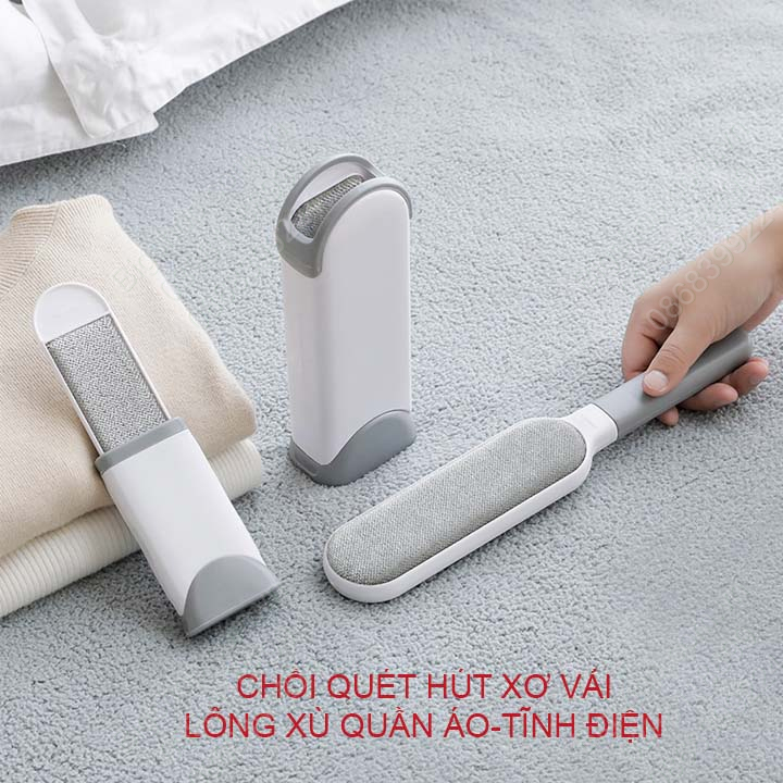 Bàn chải hút lông tĩnh điện, làm sạch lông, tóc dính quần áo, chăn ga