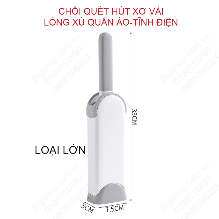 Bàn chải hút lông tĩnh điện, làm sạch lông, tóc dính quần áo, chăn ga