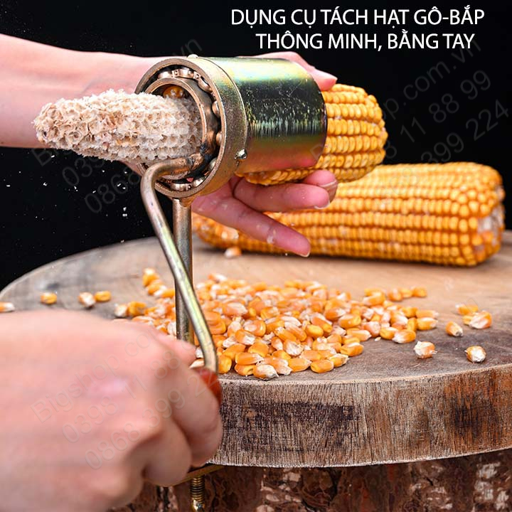Dụng cụ tách hạt ngô thông minh bằng tay