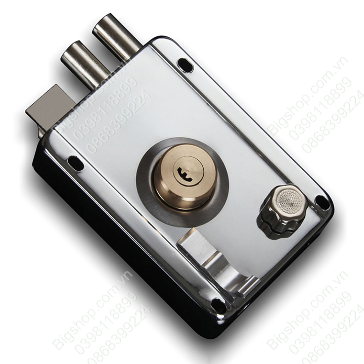 Khóa chống trộm cửa sắt, cửa gỗ gắn nổi KL01 (đầu phẳng)