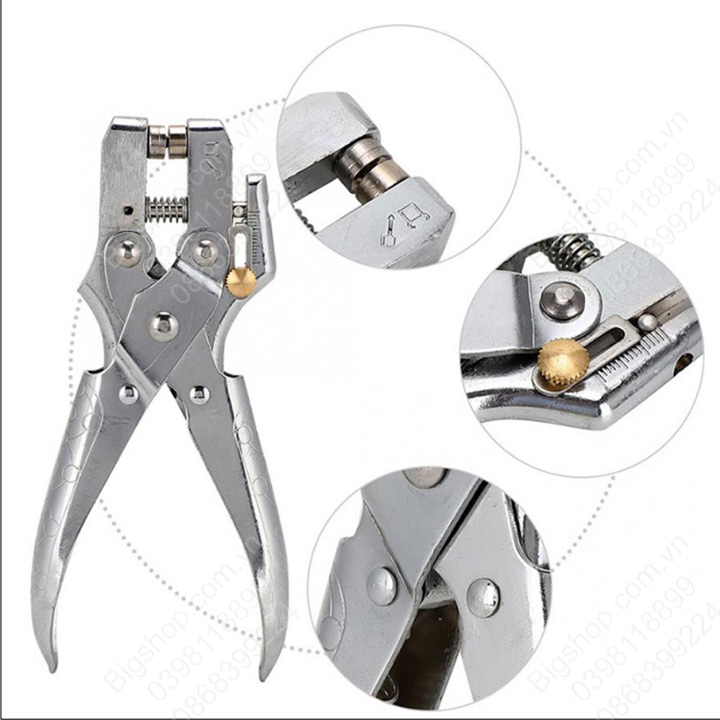 Kìm bấm lỗ đa năng kèm 100 đinh tán D4.8mm