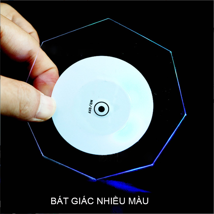 Đế lót cốc ly có đèn led, nhiều chế độ sáng rất đẹp