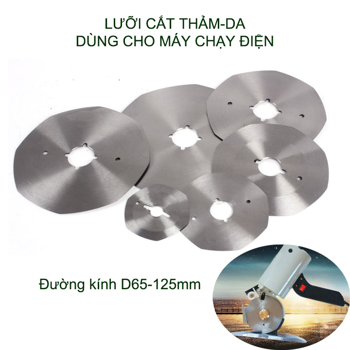 01 Lưỡi cắt thảm, da dùng thay thế cho máy cắt chạy điện, bằng thép cacbon (nhiều cỡ cho khách chọn)