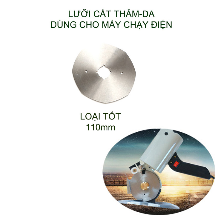 01 Lưỡi cắt thảm, da dùng thay thế cho máy cắt chạy điện, bằng thép hợp kim (loại tốt-nhiều cỡ tùy chọn)
