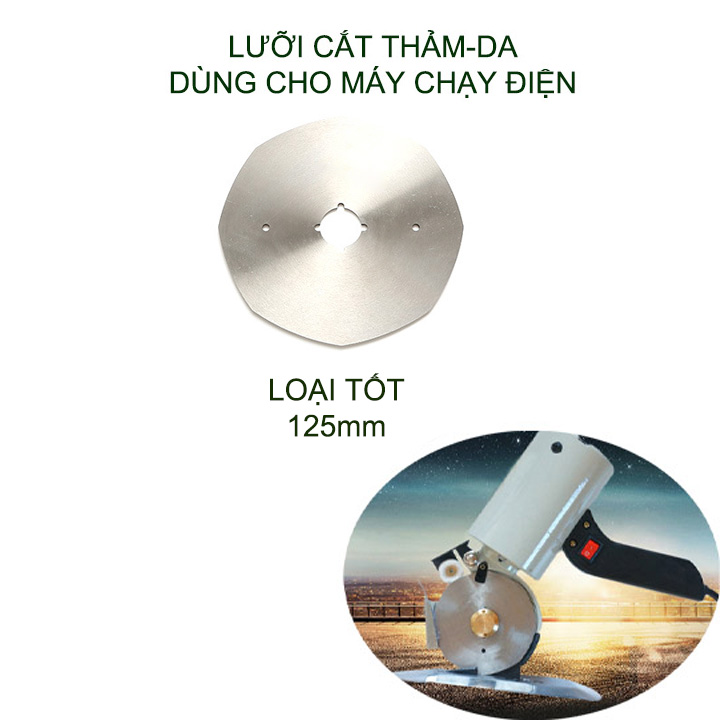 01 Lưỡi cắt thảm, da dùng thay thế cho máy cắt chạy điện, bằng thép hợp kim (loại tốt-nhiều cỡ tùy chọn)