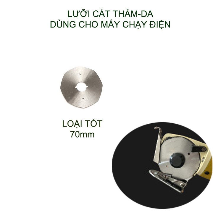 01 Lưỡi cắt thảm, da dùng thay thế cho máy cắt chạy điện, bằng thép hợp kim (loại tốt-nhiều cỡ tùy chọn)