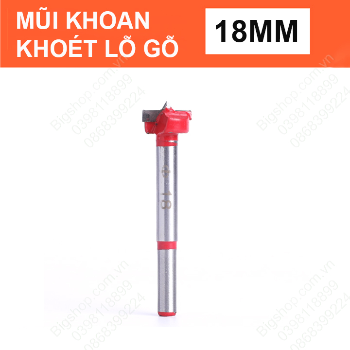Mũi khoan khoét lỗ gỗ, loại tốt 4 cạnh, có nhiều kích thước cho khách lựa chọn