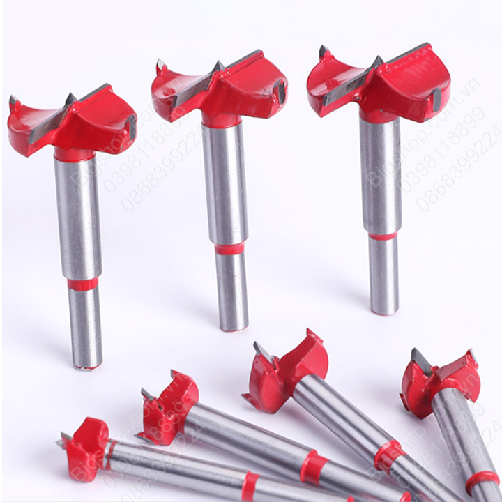 Mũi khoan khoét lỗ gỗ, loại tốt 4 cạnh, có nhiều kích thước cho khách lựa chọn