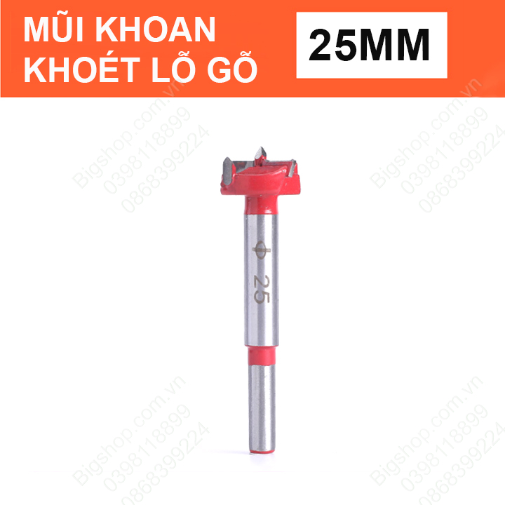 Mũi khoan khoét lỗ gỗ, loại tốt 4 cạnh, có nhiều kích thước cho khách lựa chọn