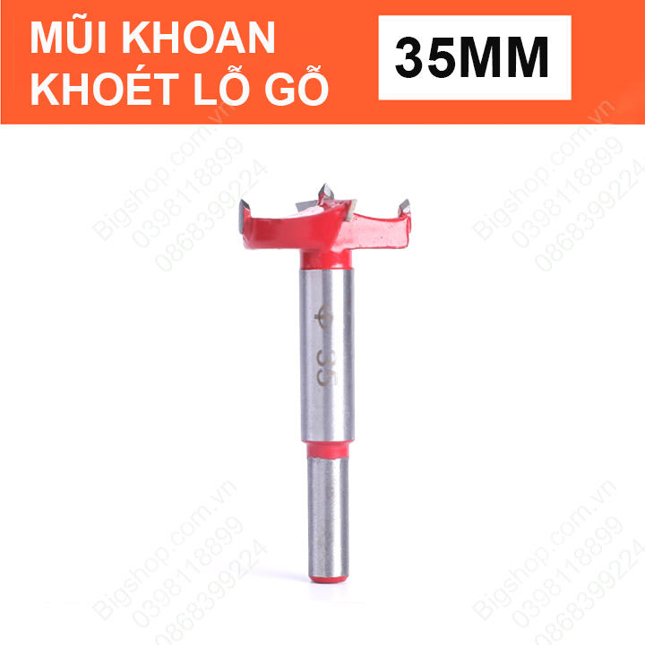 Mũi khoan khoét lỗ gỗ, loại tốt 4 cạnh, có nhiều kích thước cho khách lựa chọn