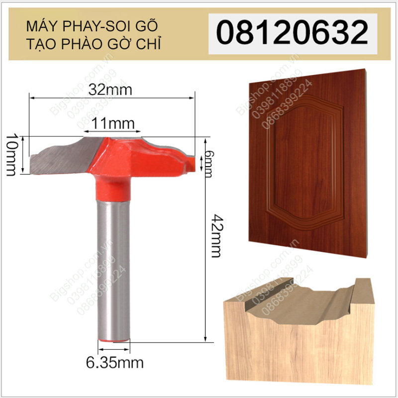 Mũi soi-phay gỗ tạo gờ phào chỉ các loại