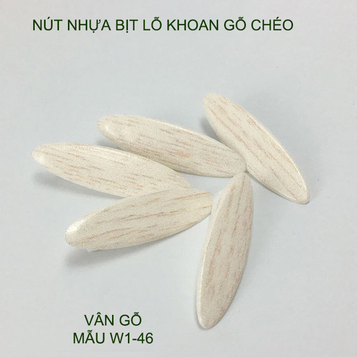 Bộ 100 nút nhựa bịt lỗ khoan gỗ chéo