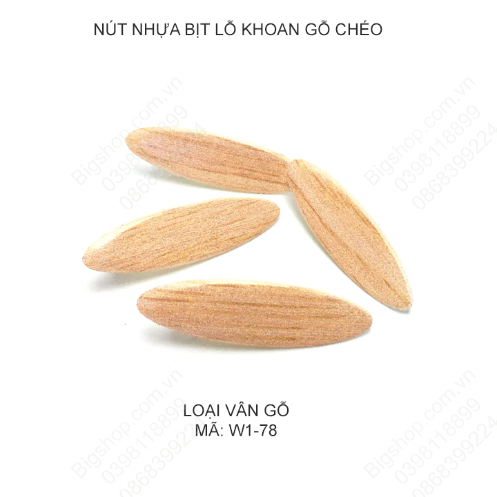 Bộ 100 nút nhựa bịt lỗ khoan gỗ chéo