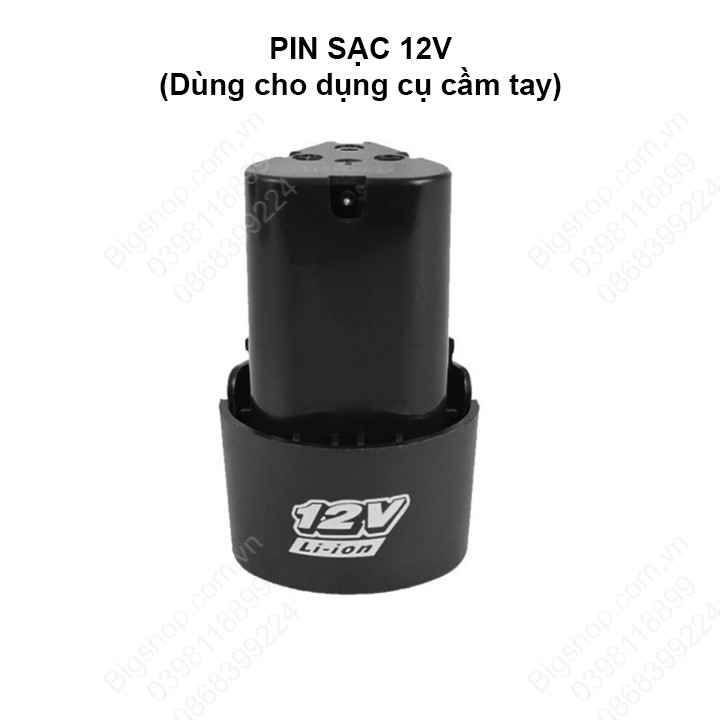 Pin sạc 12V, Pin sạc 24V, Bộ sạc pin 12-24V tùy chọn cho máy cưa xích, máy khoan, máy cắt cỏ và các thiết bị cầm tay khác