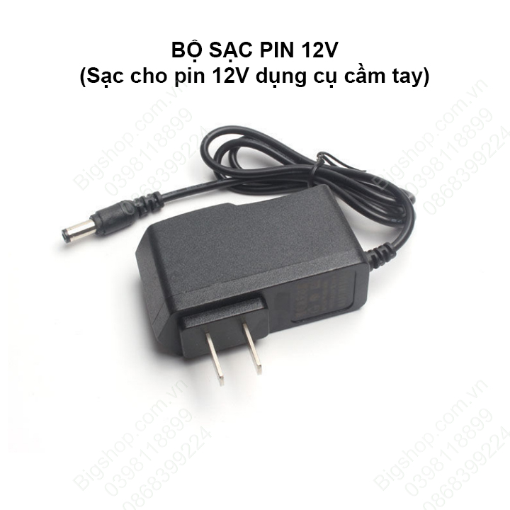 Pin sạc 12V, Pin sạc 24V, Bộ sạc pin 12-24V tùy chọn cho máy cưa xích, máy khoan, máy cắt cỏ và các thiết bị cầm tay khác