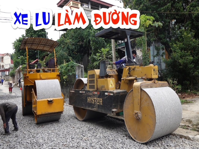 Vai trò chính của xe lu trong xây dựng là đầm lèn đất, đầm lèn nhựa đường, làm mịn các bề mặt đường
