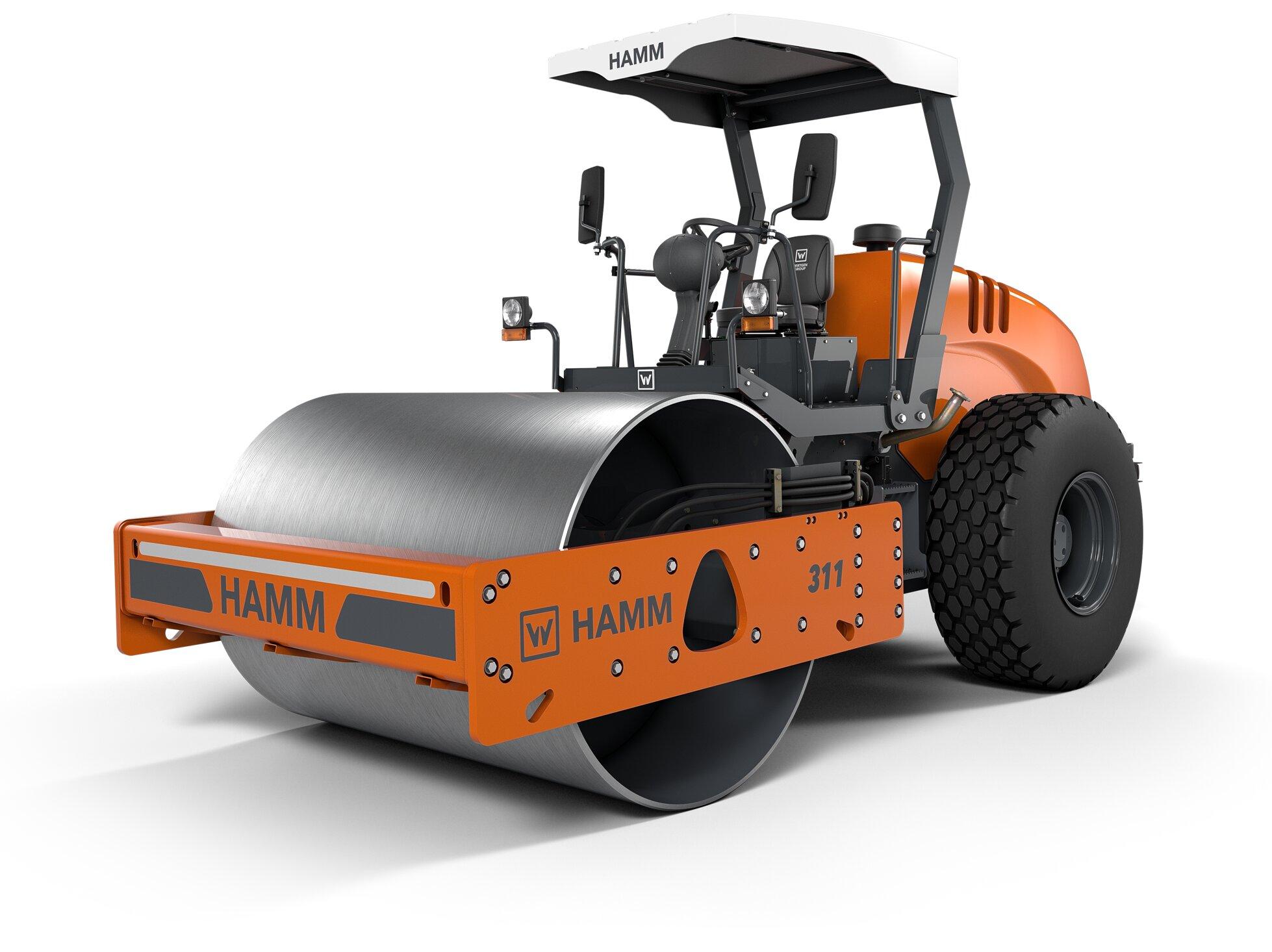 Mẫu xe lu HAMM 311 sản xuất tại Ấn Độ (Nguồn: Internet)